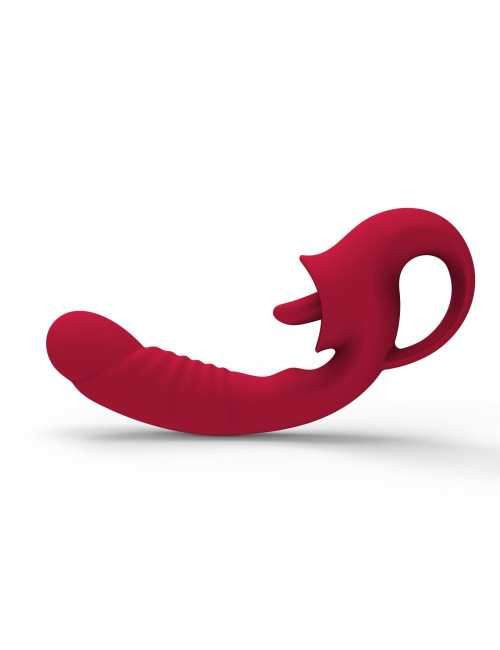 Wibrator - Rechargeable Licking Vibrator USB 10 Functions