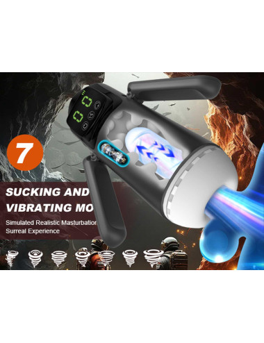 Masturbator - 7 vibration and suction functions
 + Booster