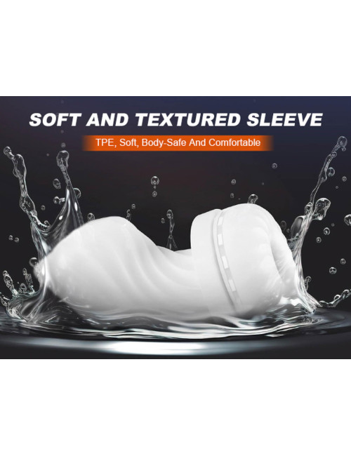 Masturbator - 7 vibration and suction functions
 + Booster