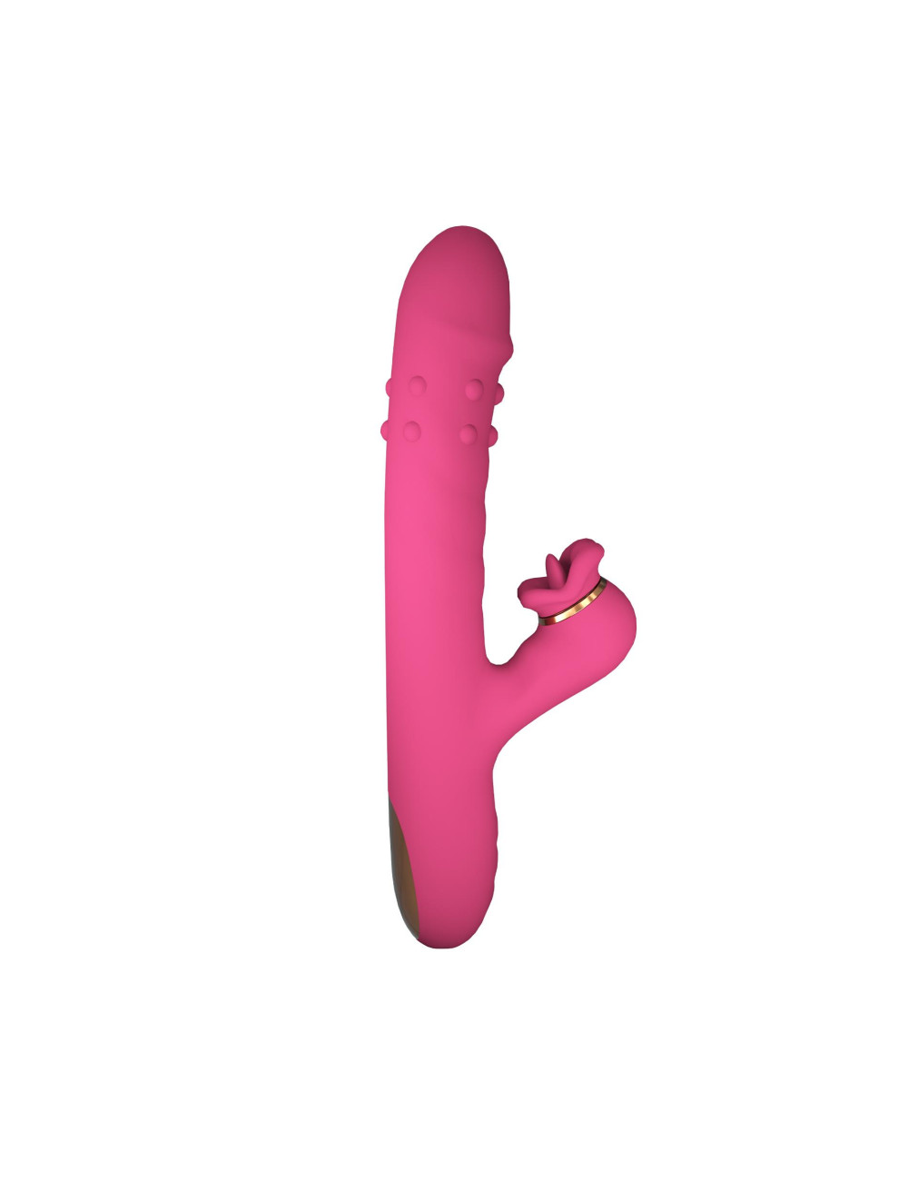 Silicone Vibrator - 7 rotating functions and 7 licking functions