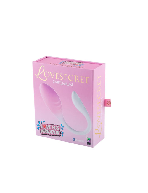 LoveSecret Premium LS55 – Love Egg Couple Vibrator – App Controlled – Rechargeable – Pink