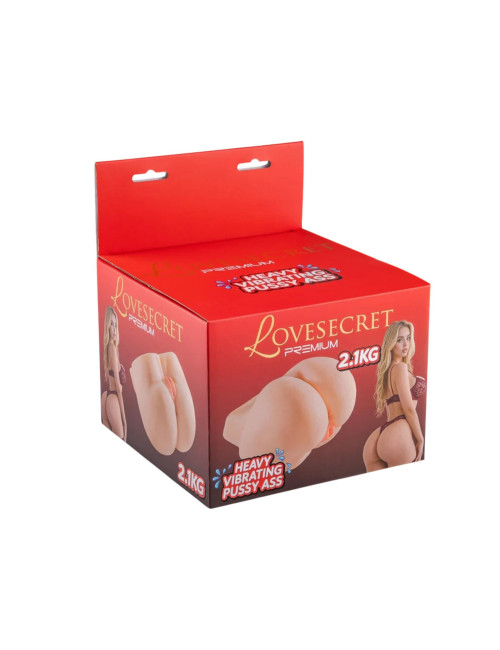 LoveSecret Premium - LS77 - Heavy Vibrating Pussy/Ass – 2.1 kg Realistic Design