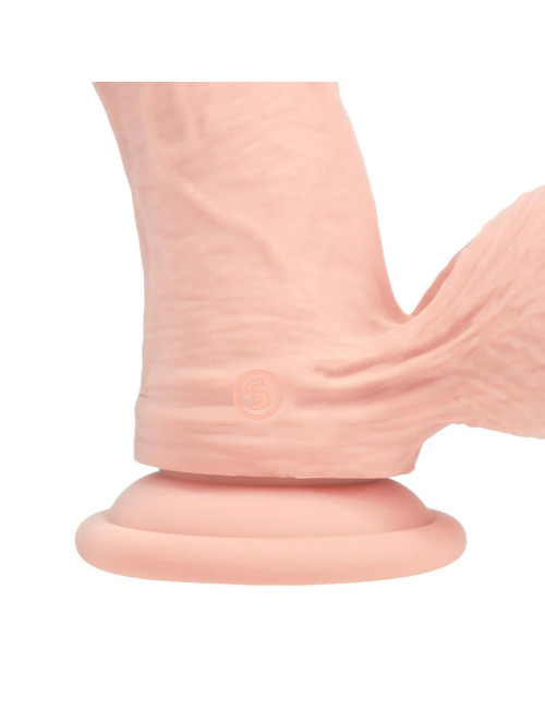 RealRock - Akumulatorowy wibrator silikonowy z obciążeniem 15 cm