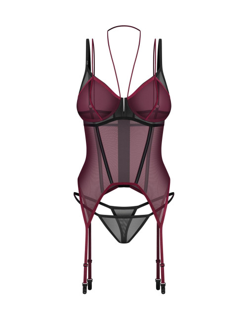Obsessive Parisel Gorset i Stringi S/M