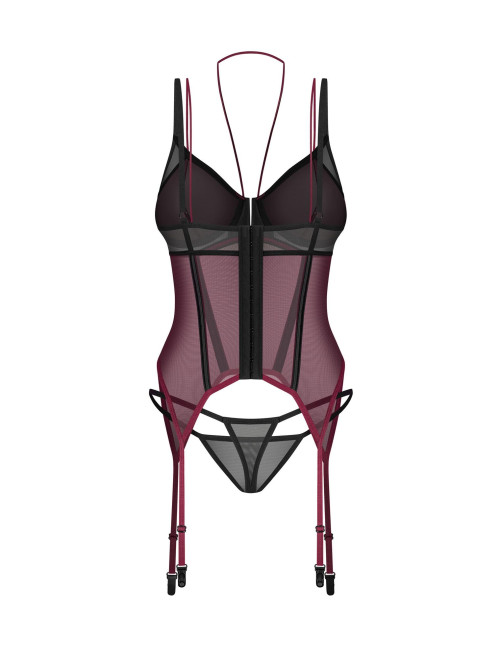 Obsessive Parisel Gorset i Stringi L/XL