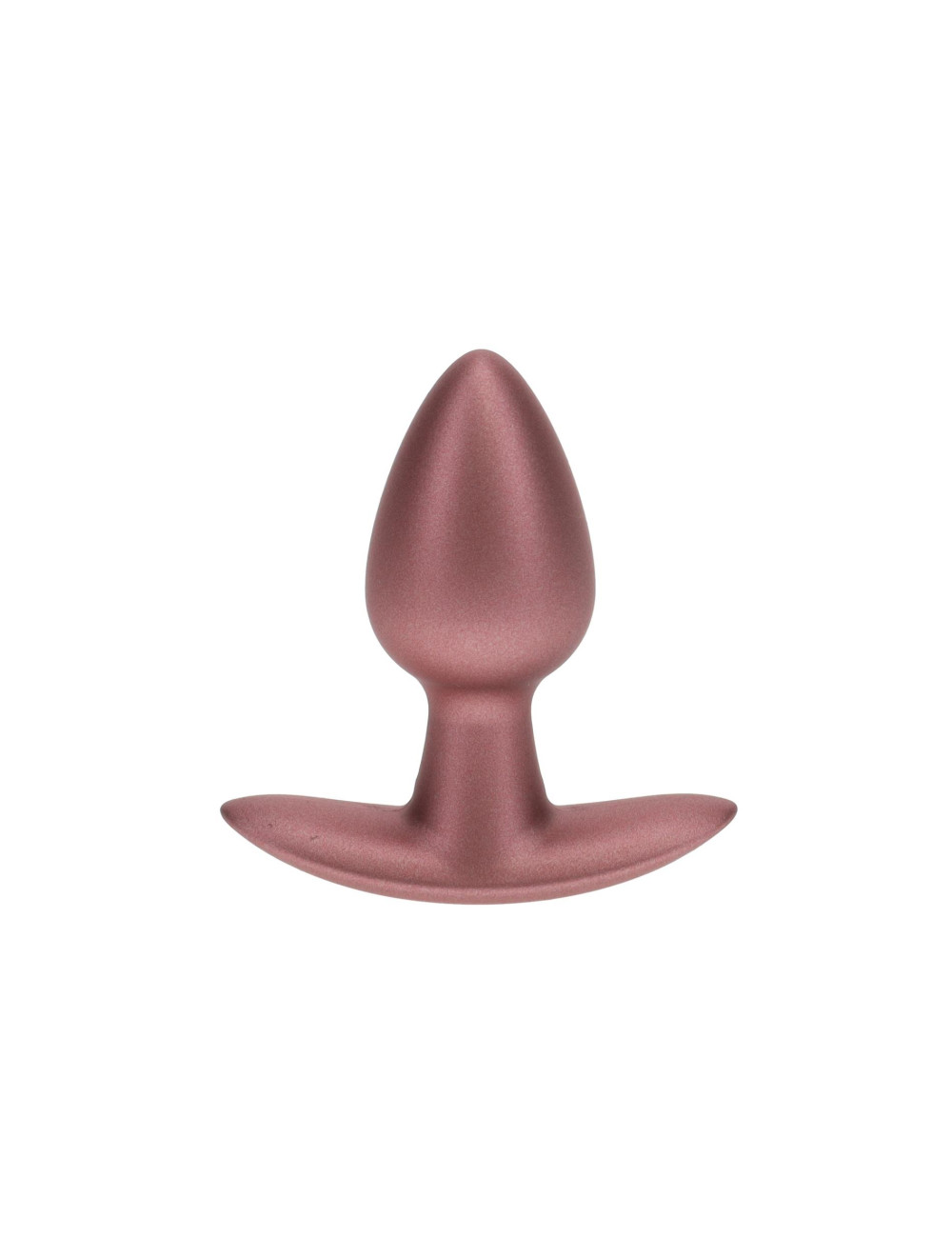 Smooth Silicone Anal Plug - Small - 2.6 / 6,5 cm - Rose Gold