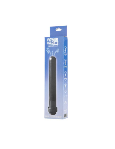 Power Escorts - BR277 - Anal Cleaner Tube Pro – Black, 15 cm / 5.9 Inch