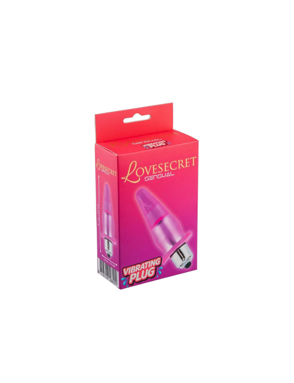 LoveSecret Sensual LS74 – Vibrating Plug – Pink – Compact Anal Massager – Battery Powered