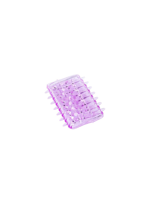 Power Escorts - BR339 - Textured Penis Sleeves – 2-Pack Pink Purple