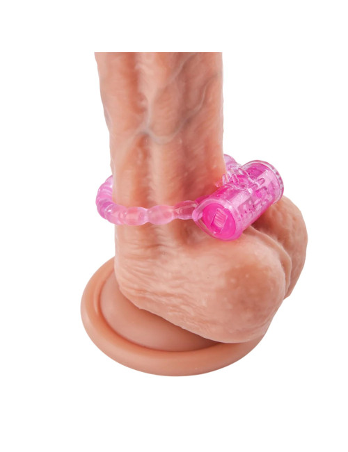 Lovesecret Sensual LS71 Wibrujący Pierścień Erektcyjny Różowy