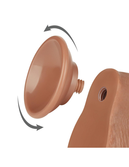 7.5'' Sliding Skin Dual Layer Dong Brown