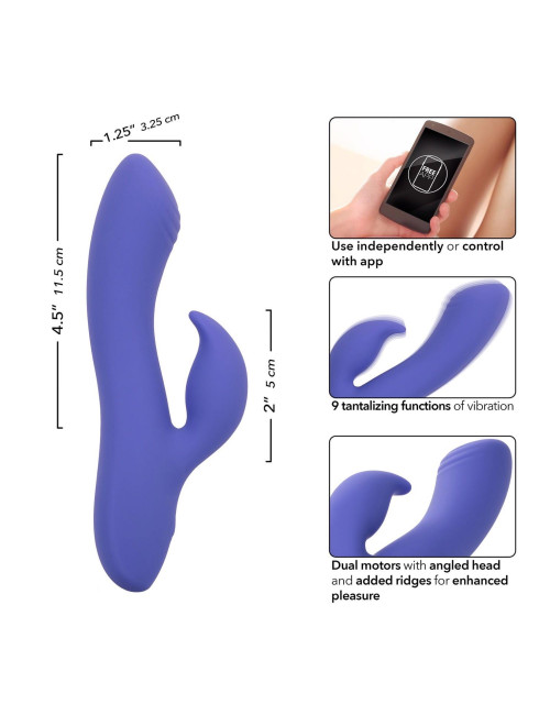 Calex Connect Dual Stimulator Purple