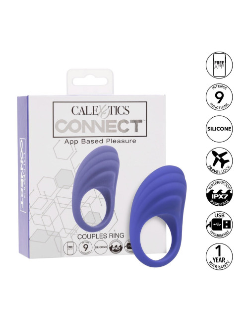 Calexotics Calex Connect Pierścień dla Par Fioletowy
