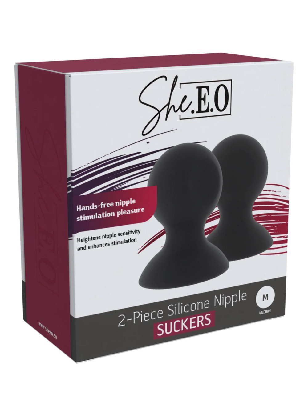 She.E.O Silicone Nipple Suckers M Przyssawki do Sutków