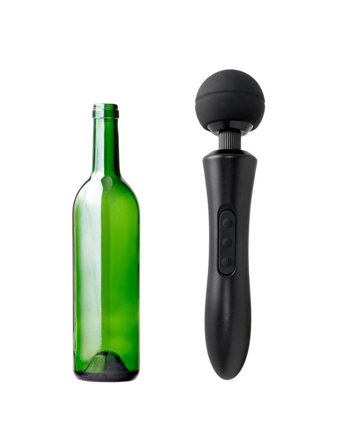 Stymulator-Massager Ultra Powerful -Big USB Black 20 Function