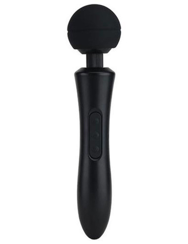 Stymulator-Massager Ultra Powerful -Big USB Black 20 Function