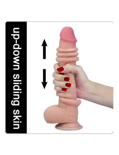 7'' Sliding-Skin Dildo
