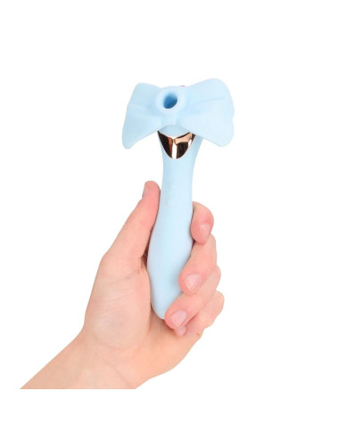 Darling - AirTap Wand Vibrator with Five Head Attachments - Blue