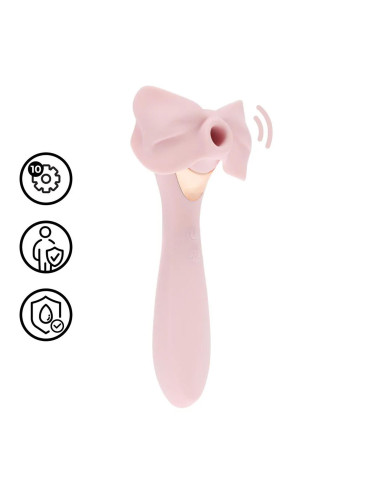 Darling - AirTap Wand Vibrator with Five Head Attachments - Pink