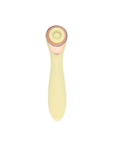 Darling - AirTap Wand Vibrator with Five Head Attachments - Yellow