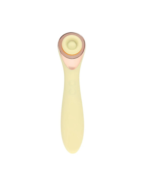 Darling - AirTap Wand Vibrator with Five Head Attachments - Yellow