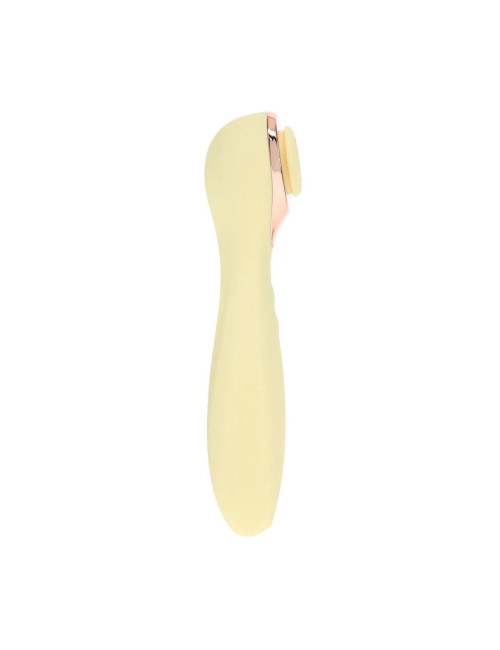 Darling - AirTap Wand Vibrator with Five Head Attachments - Yellow