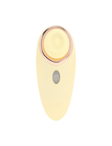 Aurie - AirTap Vibrator with Two Head Attachments - Yellow