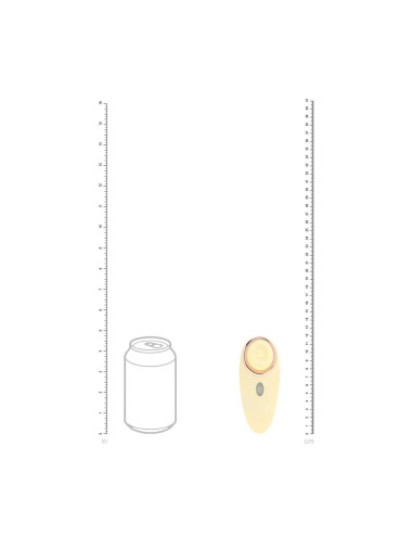 Aurie - AirTap Vibrator with Two Head Attachments - Yellow