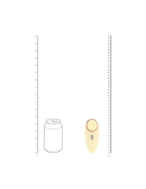 Aurie - AirTap Vibrator with Two Head Attachments - Yellow
