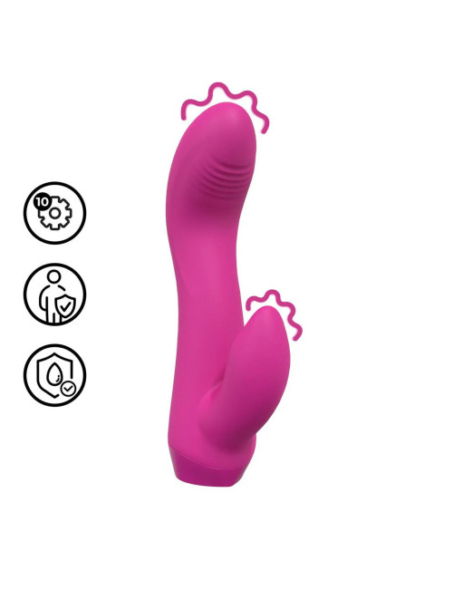 Mini Curved Rabbit Vibrator - Pink