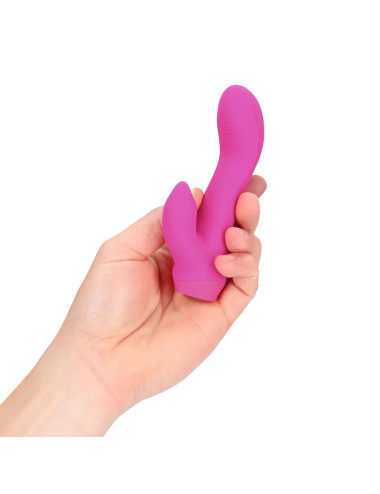 Mini Curved Rabbit Vibrator - Pink