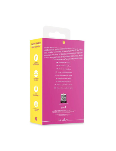 Mini Curved Rabbit Vibrator - Pink
