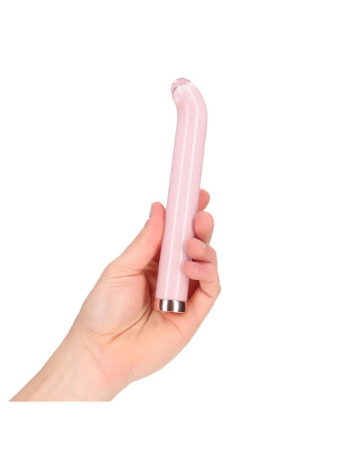 Loveline Szklany Wibrator Punktu G Pink