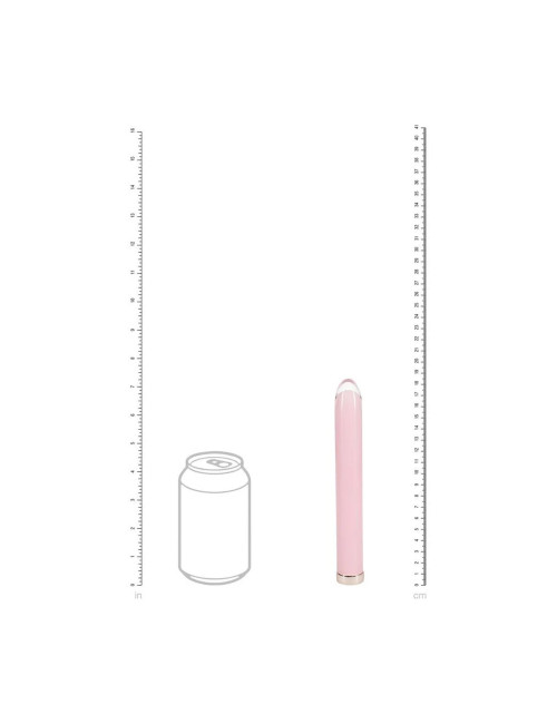 Loveline Szklany Klasyczny Wibrator Pink