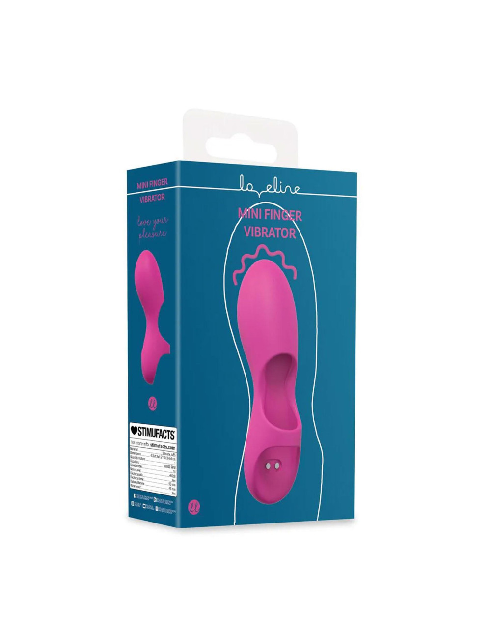 Mini Finger Vibrator - Pink