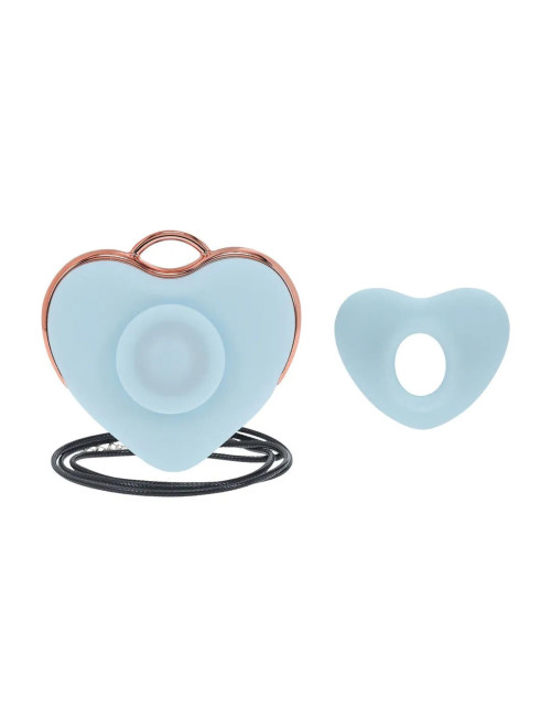 Luvie - Heart-shaped AirTap Vibrator - Blue