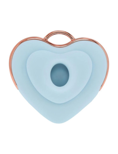 Luvie - Heart-shaped AirTap Vibrator - Blue