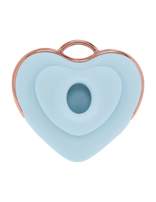 Luvie - Heart-shaped AirTap Vibrator - Blue