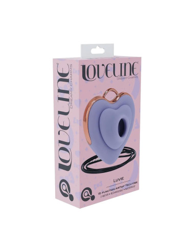 Luvie - Heart-shaped AirTap Vibrator - Lavender