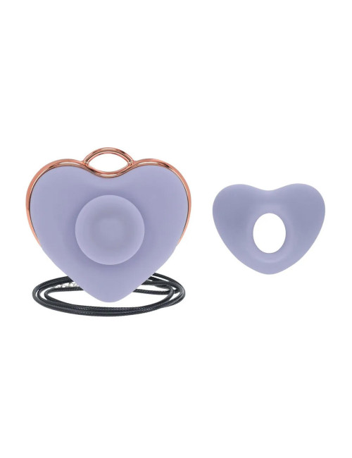 Luvie - Heart-shaped AirTap Vibrator - Lavender