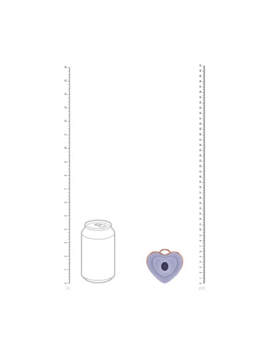 Luvie - Heart-shaped AirTap Vibrator - Lavender