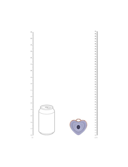 Luvie - Heart-shaped AirTap Vibrator - Lavender