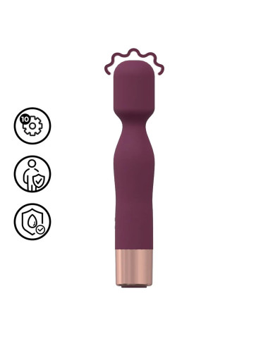 Mini Classic Wand Vibrator - Burgundy
