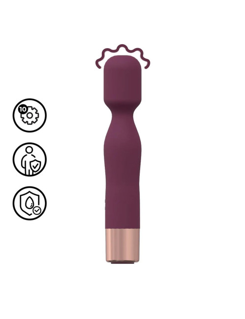 Mini Classic Wand Vibrator - Burgundy