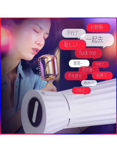 Interactive Voice 9 Vibration Speeds 9 Sucking Speeds Automatic