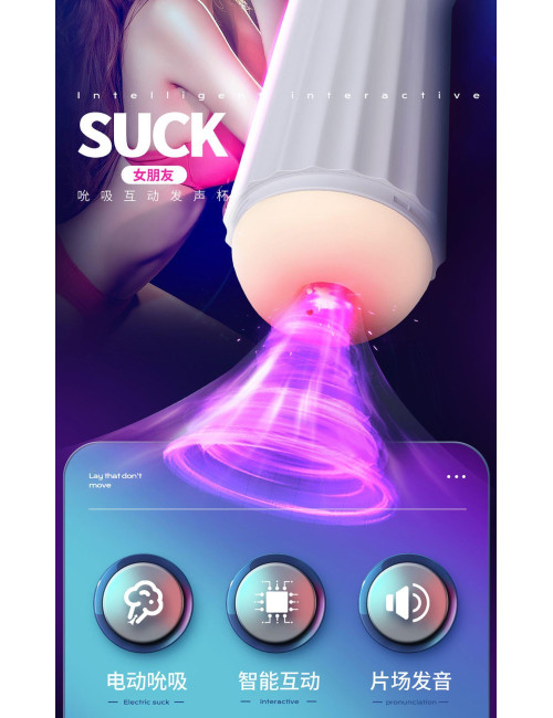 Interactive Voice 9 Vibration Speeds 9 Sucking Speeds Automatic