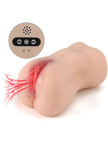 Virgin Style Realistic Vibration Masturbator