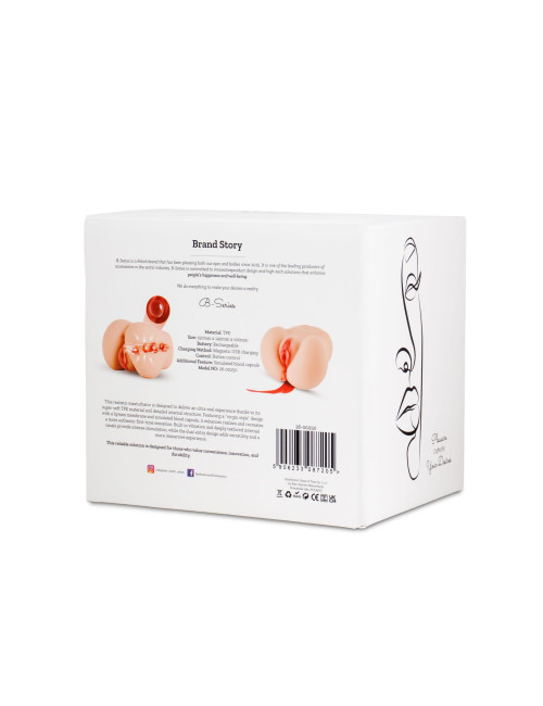 Virgin Style Dual Entry Vibration Masturbator