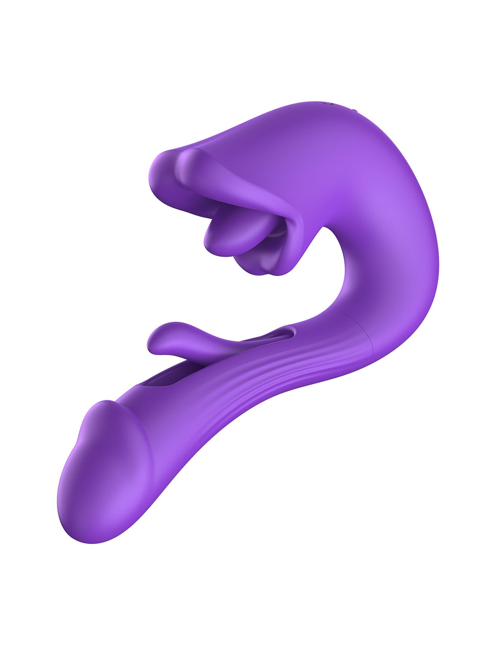 B - Series Lyla Tongue Flap Dual Vibe – Podwójny Wibrator z Ruchomą Klapką