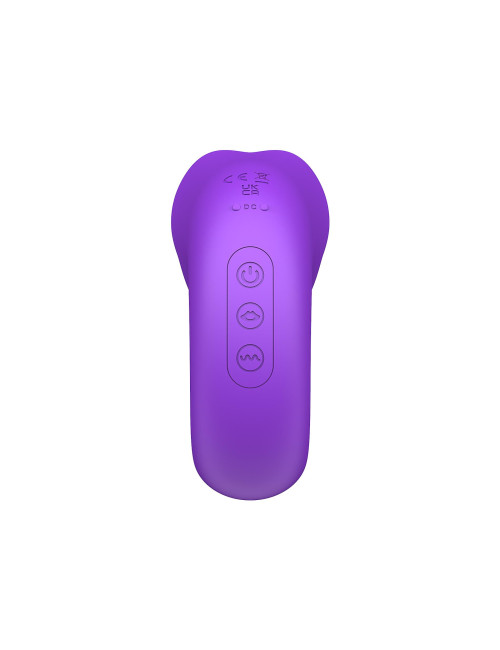 B - Series Lyla Tongue Flap Dual Vibe – Podwójny Wibrator z Ruchomą Klapką